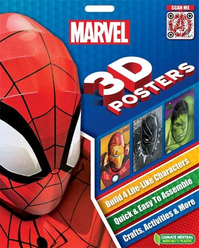 Паперова книга «Marvel: 3D Posters», автор Marvel Entertainment International Ltd - фото №1