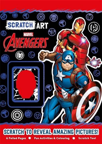 Бумажная книга «Marvel Avengers: Scratch Art», автор Marvel Entertainment International Ltd - фото №1