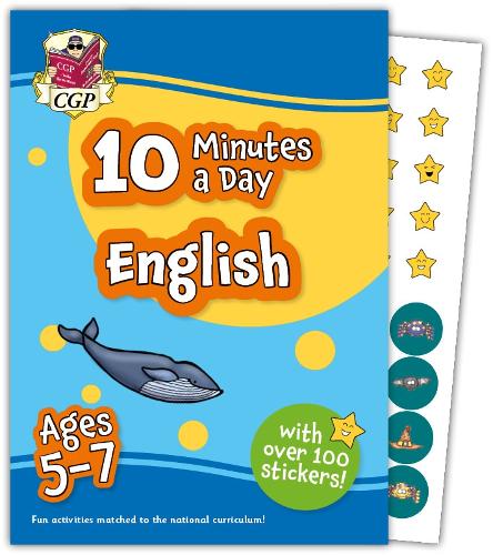 Бумажная книга «New 10 Minutes a Day English for Ages 5-7 (with reward stickers)», автор CGP Books - фото №1
