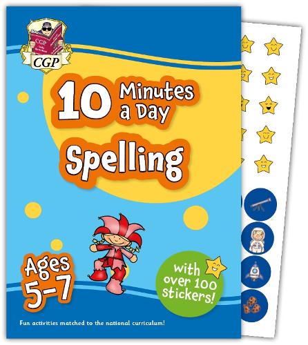 Паперова книга «New 10 Minutes a Day Spelling for Ages 5-7 (with reward stickers)», автор CGP Books - фото №1