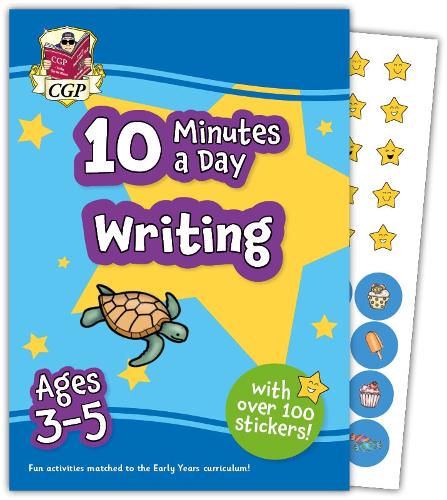 Бумажная книга «New 10 Minutes a Day Writing for Ages 3-5 (with reward stickers)», автор CGP Books - фото №1