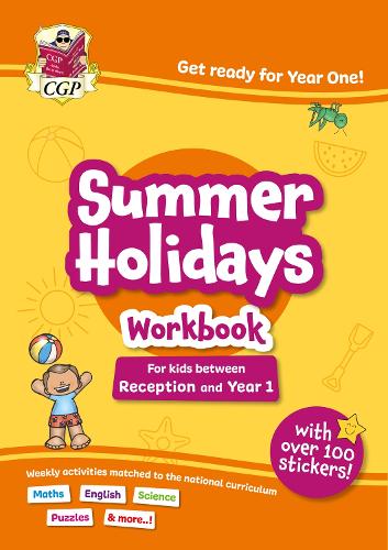 Паперова книга «CGP Summer Holidays Activity Workbook - for kids between Reception and Year 1 (ages 4-5)», автор CGP Books - фото №1