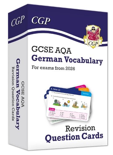 Бумажная книга «New GCSE AQA German: Vocabulary Revision Question Cards (for exams from 2026)», автор CGP Books - фото №1