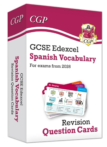 Бумажная книга «New GCSE Edexcel Spanish: Vocabulary Revision Question Cards (for exams from 2026)», автор CGP Books - фото №1