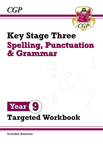 Паперова книга «New KS3 Year 9 Spelling, Punctuation and Grammar Targeted Workbook (with answers)», автор CGP Books - фото №1