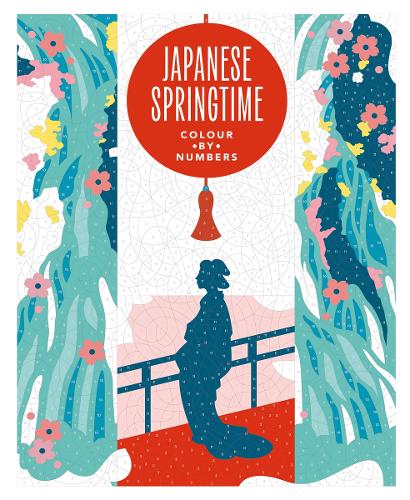 Бумажная книга «Japanese Springtime: A Sophisticated Colour-by-Numbers Book for Adults», автор Бриндха Кумар - фото №1