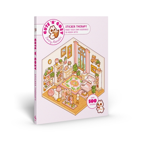 Бумажная книга «Cute 'n' Cozy Sticker Therapy: Make Your Own Adorable Room Sets! Over 500 Reusable Stickers» - фото №1