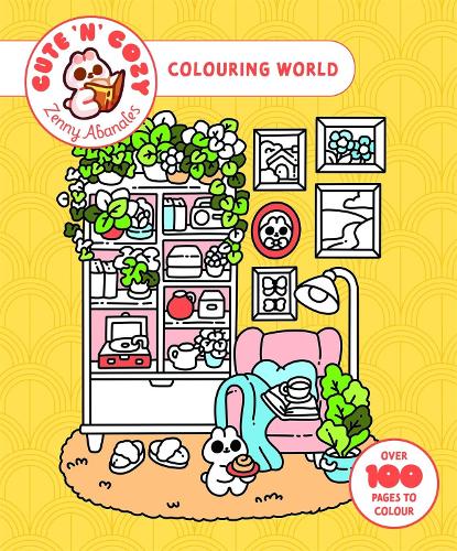 Паперова книга «Cute 'n' Cozy Colouring World», автор Зенні Абаналес - фото №1