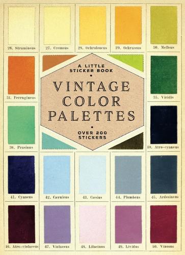 Бумажная книга «Vintage Colour Palettes: A Little Sticker Book», автор Skittledog - фото №1