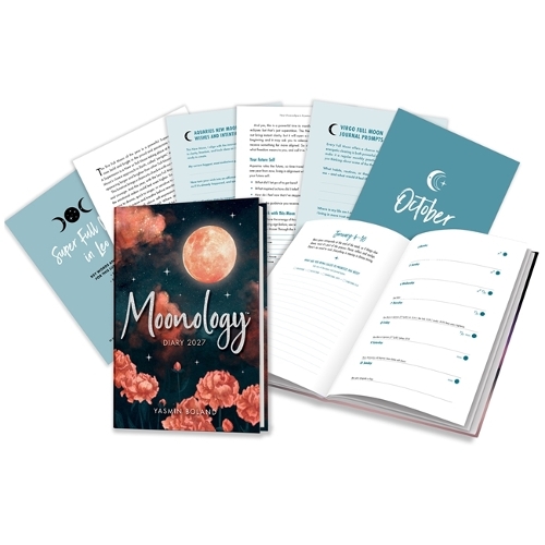 Бумажная книга «Moonology™ Diary 2027: Harness the Magic of the Moon to Manifest Your Best Life», автор Ясмин Боланд - фото №1