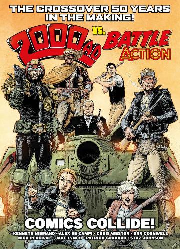 [object Object] «2000 AD Vs Battle Action: Comics Collide!», авторів Алек Уорлі, Алекс де Кампі, Артур Вайатт, Джеффрі Д. Вессел, Гордон Ренні, Карл Шток, Кеннет Німанд, Майкл Керролл - фото №1