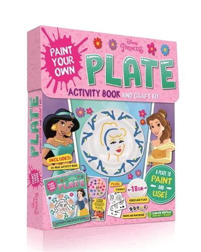 [object Object] «Disney Princess: Paint Your Own Plate Activity Book and Craft Kit», автор Уолт Дисней - фото №1