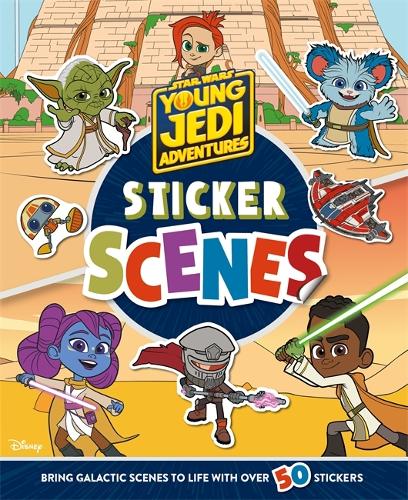 Бумажная книга «Star Wars Jedi Adventures: Sticker Scenes», автор Уолт Дисней - фото №1