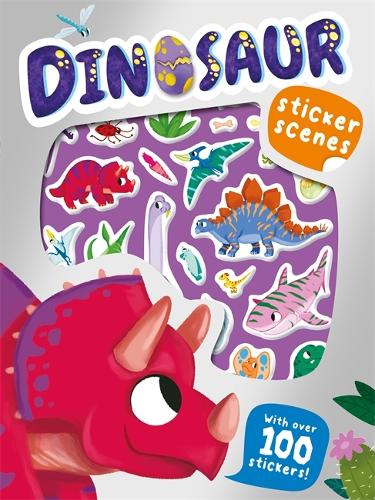 Паперова книга «Dinosaur Sticker Scenes», автор Igloo Books - фото №1