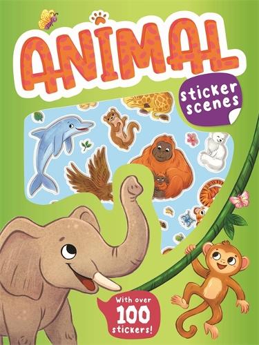 Бумажная книга «Animal Sticker Scenes», автор Igloo Books - фото №1