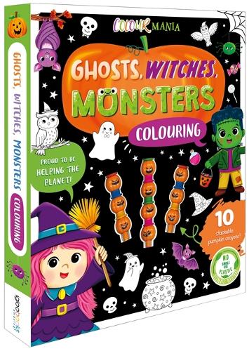 Паперова книга «Ghosts, Witches, Monsters Colouring», автор Igloo Books - фото №1