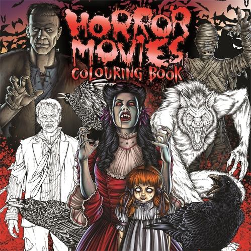 Бумажная книга «Horror Movies Colouring Book», автор Igloo Books - фото №1