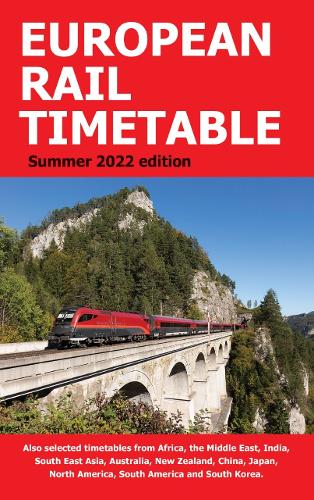Бумажная книга «European Rail Timetable Summer 2022» - фото №1