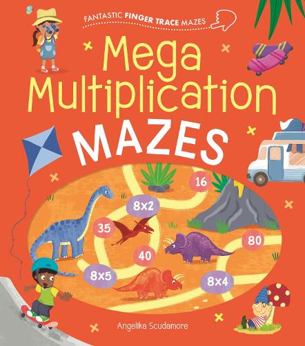 Паперова книга «Fantastic Finger Trace Mazes: Mega Multiplication Mazes», автор Кетрін Кейсі - фото №1