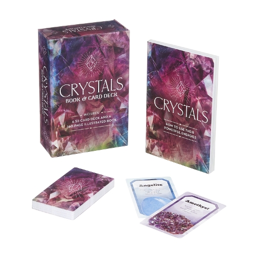 Бумажная книга «Crystals Book & Card Deck: Includes a 52-Card Deck and a 160-Page Illustrated Book», автор Эмили Андерсон - фото №1