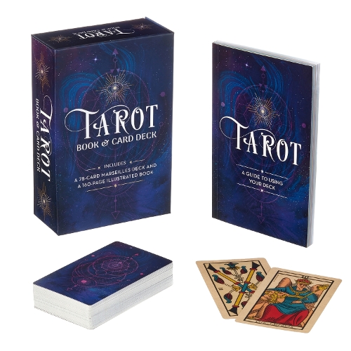Бумажная книга «Tarot Book & Card Deck: Includes a 78-Card Marseilles Deck and a 160-Page Illustrated Book», автор Алиса Экрек - фото №1
