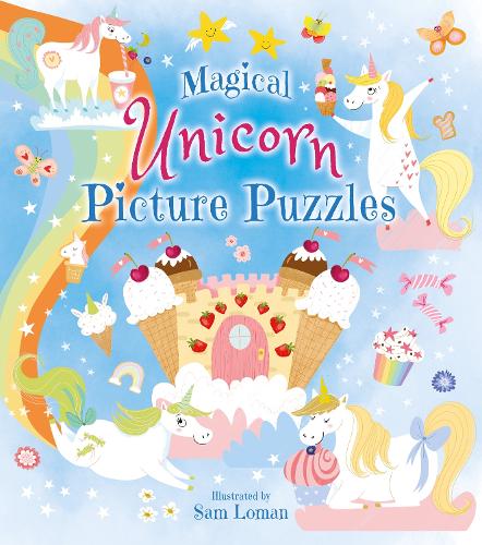 [object Object] «Magical Unicorn Picture Puzzles», автор Сэм Ломан - фото №1