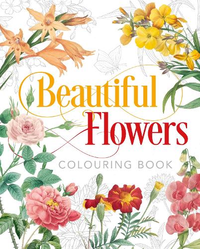 Бумажная книга «Beautiful Flowers Colouring Book» - фото №1