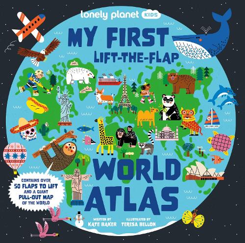 Бумажная книга «Lonely Planet Kids My First Lift-the-Flap World Atlas», автор Кейт Бэйкер - фото №1