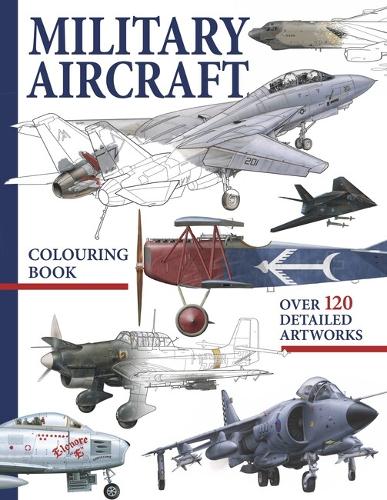 Бумажная книга «Military Aircraft Colouring Book», автор Amber Books Ltd - фото №1