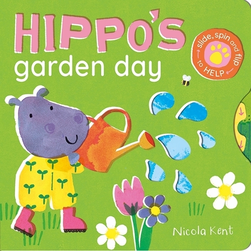 Бумажная книга «Hippo's Garden Day», автор Никола Кент - фото №1