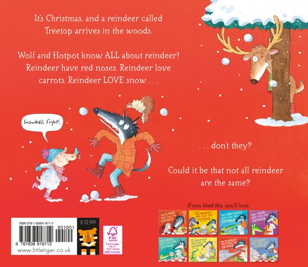 Бумажная книга «The Reindeer Who Came for Dinner», автор Стив Смоллмен - фото №1