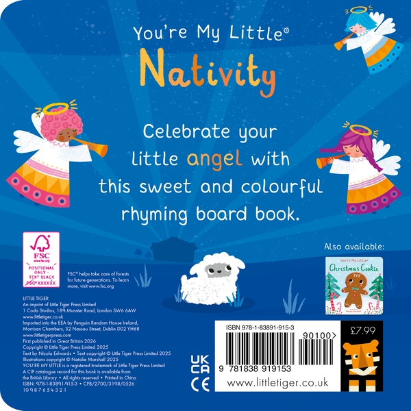 Паперова книга «You're My Little Nativity», автор Нікола Едвардс - фото №1