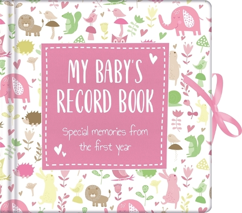 Бумажная книга «My Baby's Record Book Pink», автор Igloo Books - фото №1