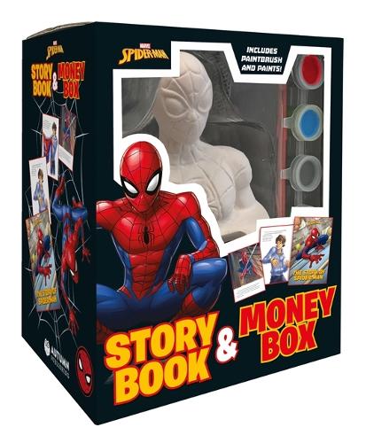 Паперова книга «Marvel Spider-Man: Story Book & Money Box», автор Autumn Publishing - фото №1