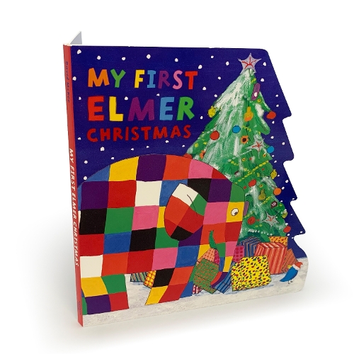 [object Object] «My First Elmer Christmas: Shaped Board Book», автор Дэвид Макки - фото №1