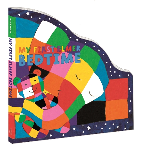 [object Object] «My First Elmer Bedtime: Shaped Board Book», автор Девід Маккі - фото №1