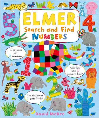 [object Object] «Elmer Search and Find Numbers», автор Девід Маккі - фото №1