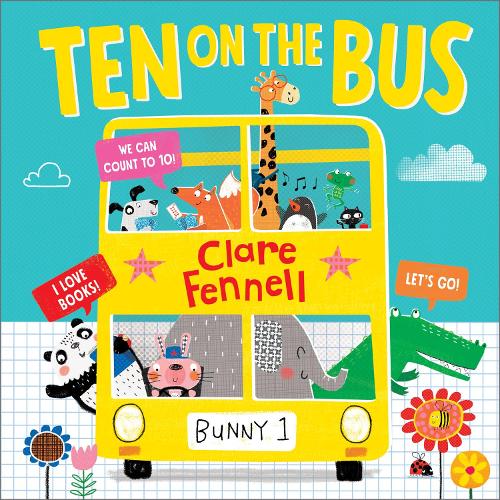Паперова книга «Ten on the Bus», автор Клер Феннел - фото №1