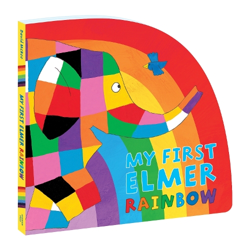 [object Object] «My First Elmer Rainbow: Shaped Board Book», автор Дэвид Макки - фото №1