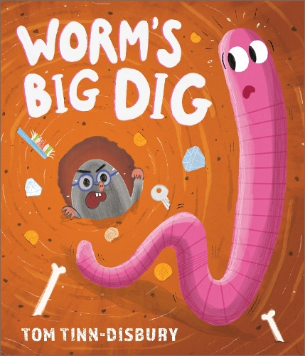 Паперова книга «Worm's Big Dig», автор Том Тінн-Дісбері - фото №1