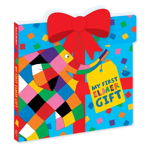 Бумажная книга «My First Elmer Gift: Shaped Board Book», автор Дэвид Макки - фото №1