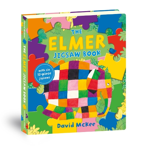 Paper book «The Elmer Jigsaw Book», author David McKee - фото №1