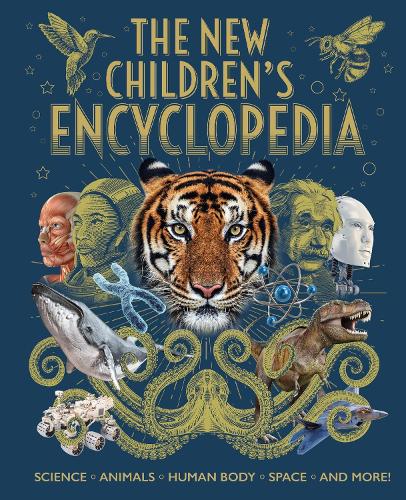 Паперова книга «The New Children's Encyclopedia: Science, Animals, Human Body, Space, and More!», авторів Клер Хібберт, Клаудія Мартин - фото №1