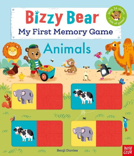 Паперова книга «Bizzy Bear: My First Memory Game Book: Animals» - фото №1