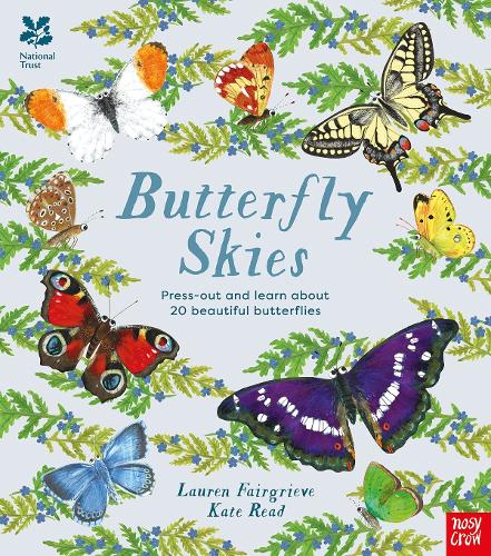 [object Object] «National Trust: Butterfly Skies: Press out and learn about 20 beautiful butterflies», автор Лорен Фэргрив - фото №1