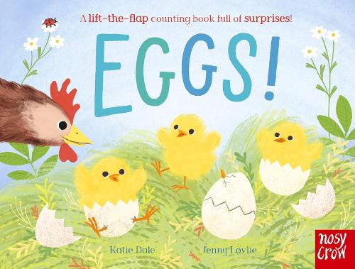 Паперова книга «Eggs!: A lift-the-flap counting book full of surprises!», автор Кеті Дейл - фото №1