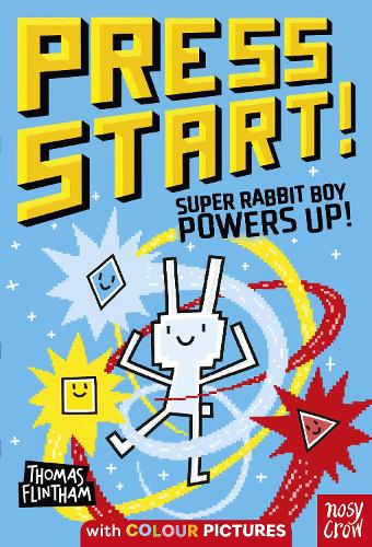Паперова книга «Press Start! Super Rabbit Boy Powers Up!», автор Томас Флінтем - фото №1
