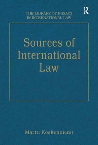 Бумажная книга «Sources of International Law» - фото №1