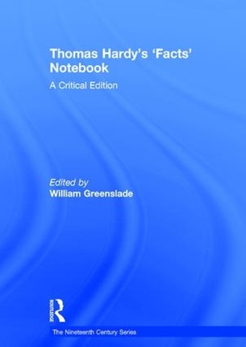 Паперова книга «Thomas Hardy’s ‘Facts’ Notebook: A Critical Edition» - фото №1