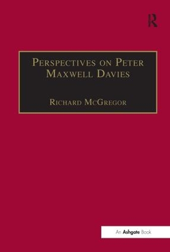Паперова книга «Perspectives on Peter Maxwell Davies» - фото №1